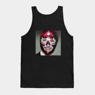 Justin: Wrestling Mask Portrait Tank Top